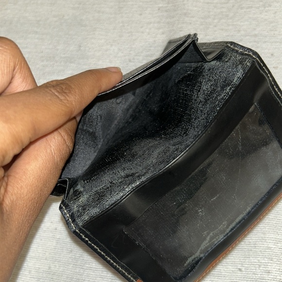 Christian Dior card brown leather slim/cards wallet unisex - Picture 7 of 10